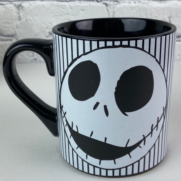 Disney The Nightmare Before Christmas 14 oz Ceramic Coffee Mug Cup Black White - Picture 4 of 14